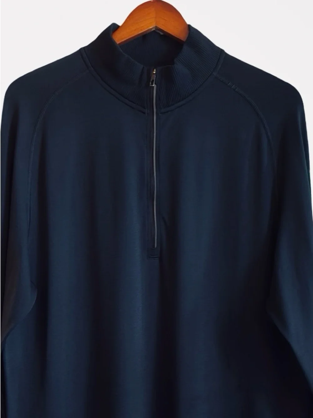 lululemon Men's Navy Blue Metal Vent Tech 1/2 Zip 2.0 Pullover Sweatshirt - XL